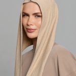 Капюшон "Косичка", цвет бежевый — женская одежда SABR Store