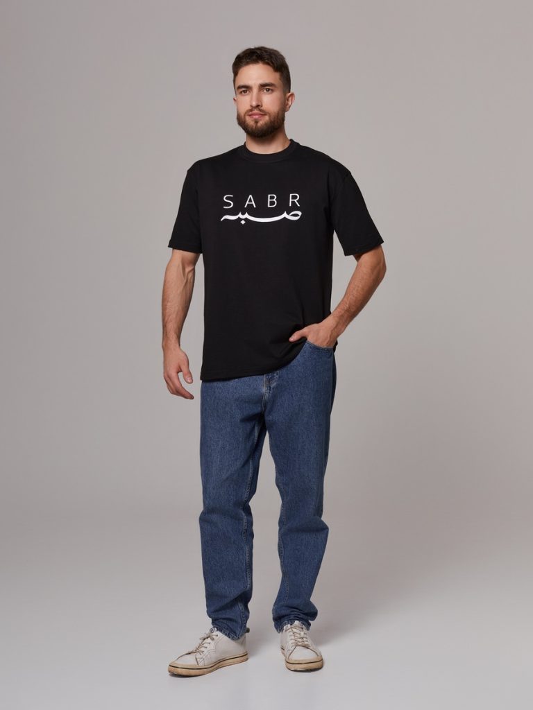 Футболка мужская,”SABR”(бол) черный