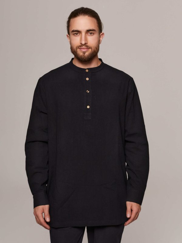 Рубашка мужская-камис «PAK», черный