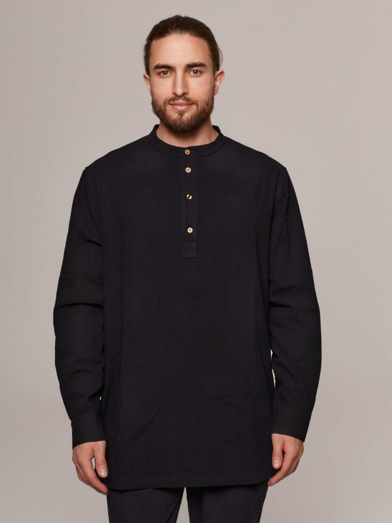 Рубашка мужская-камис «PAK», черный