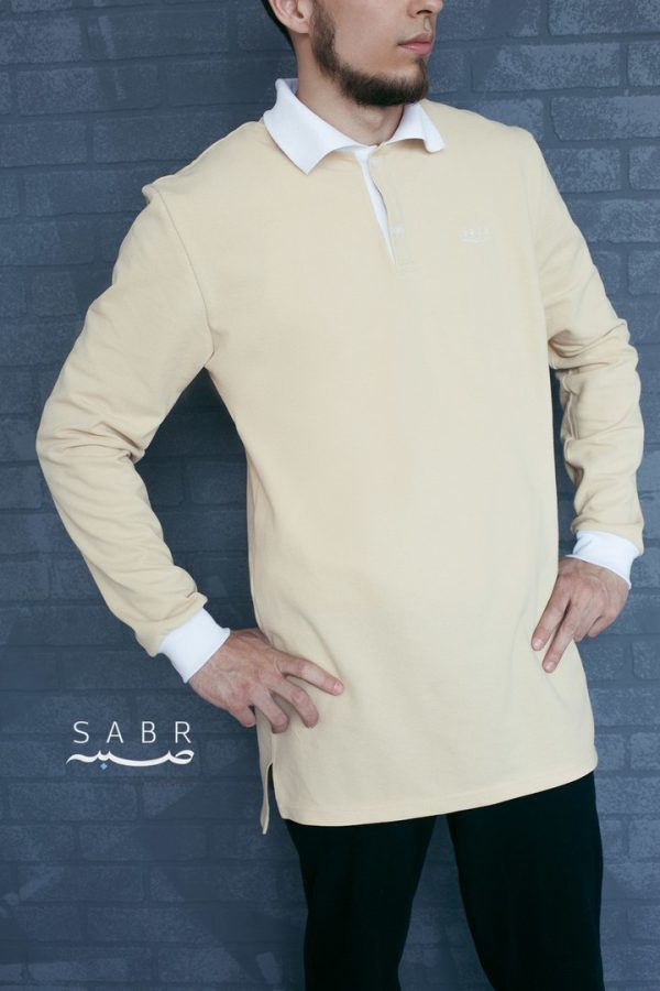 Рубашка мужская поло, желтый