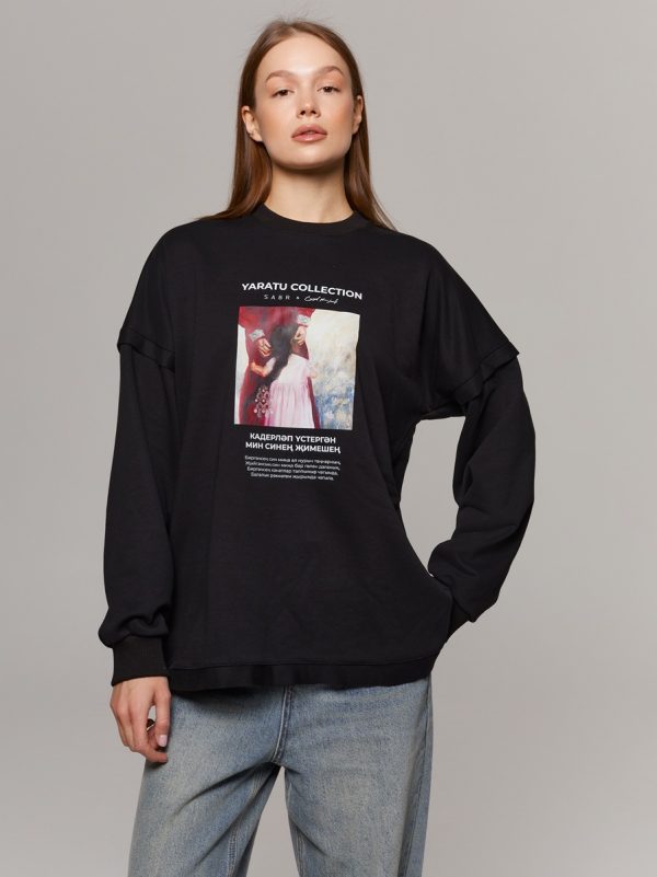 YARATU Свитшот "Эни", черный