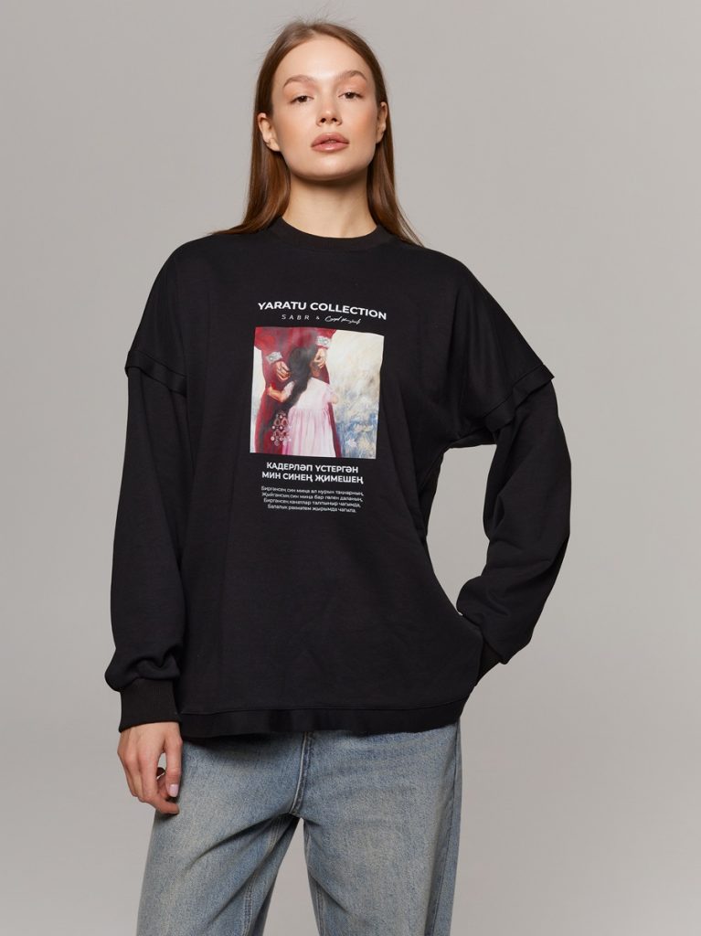 YARATU Свитшот "Эни", черный