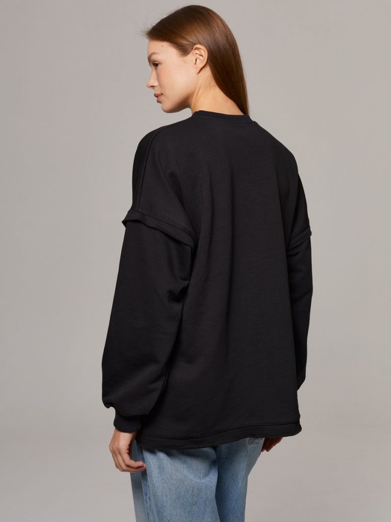 YARATU Свитшот "Habibi золотой", черный