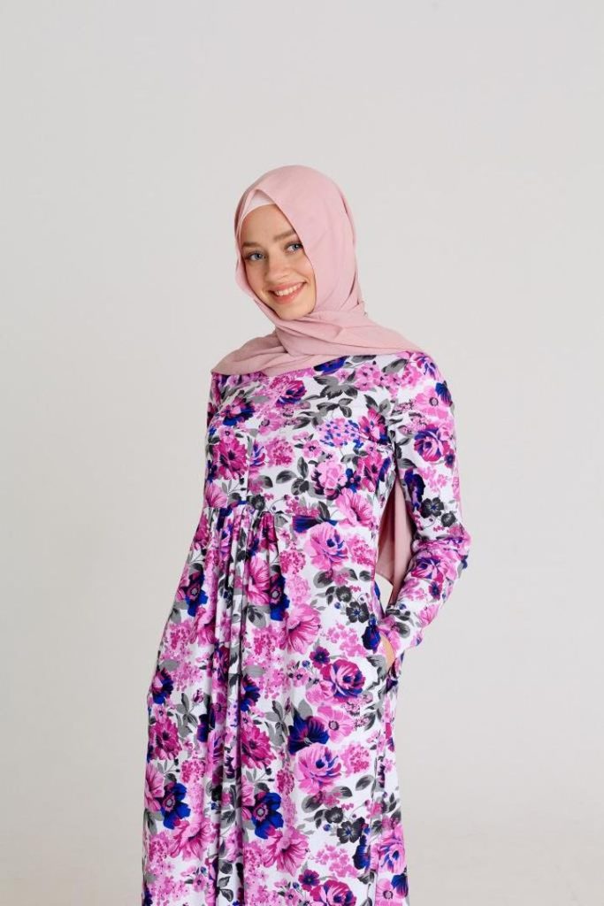 Платье «Matur», розовые цветы