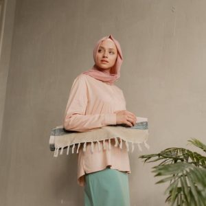 Рубашка «Nonna», персиковый