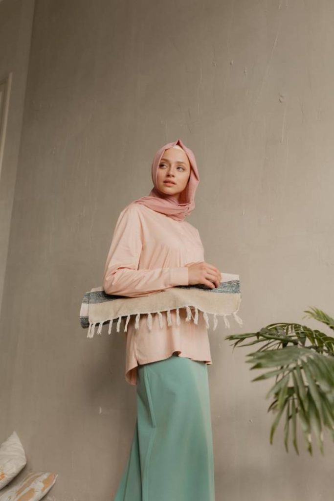 Рубашка «Nonna», персиковый