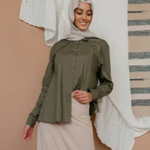 Рубашка «Nonna», хаки