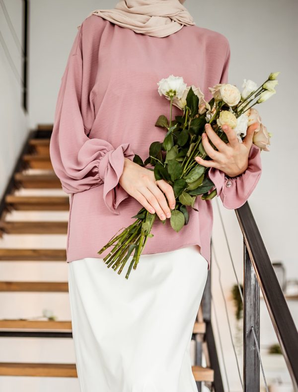 Блузка «Nature», сухая роза