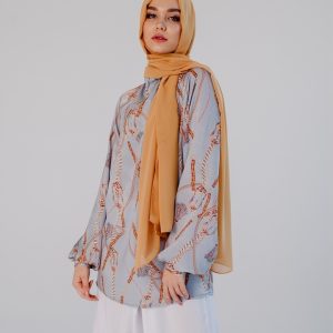 Блузка «Tassel», серый