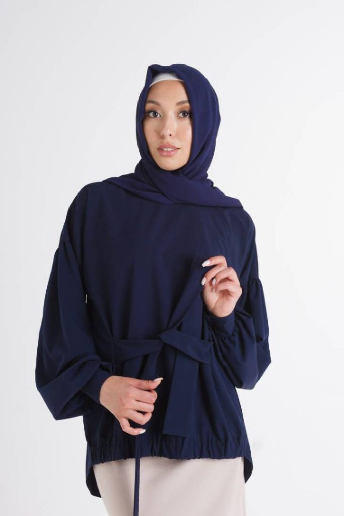 Блузка «Ophelia», темно-синий