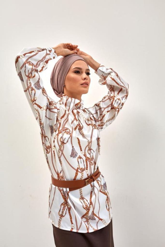 Блузка «Tassel», белый