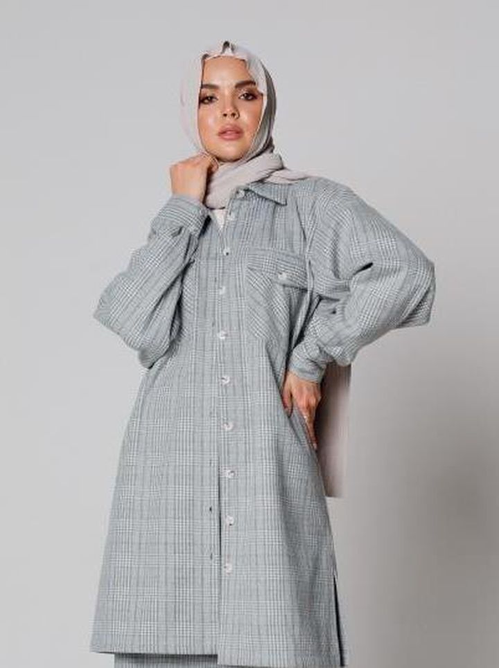 Рубашка удлиненая «Suave», нежно-зеленый