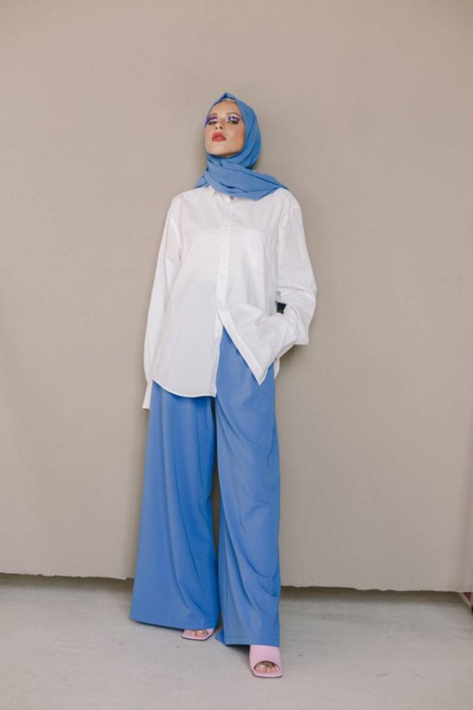 Брюки «Ano», синяя буря