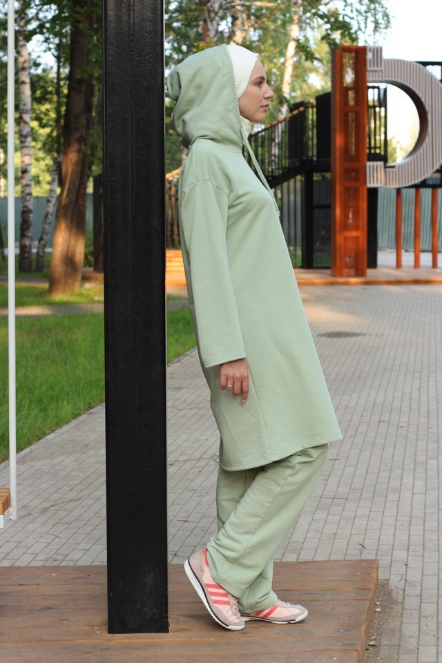 Брюки «Una», оливковый