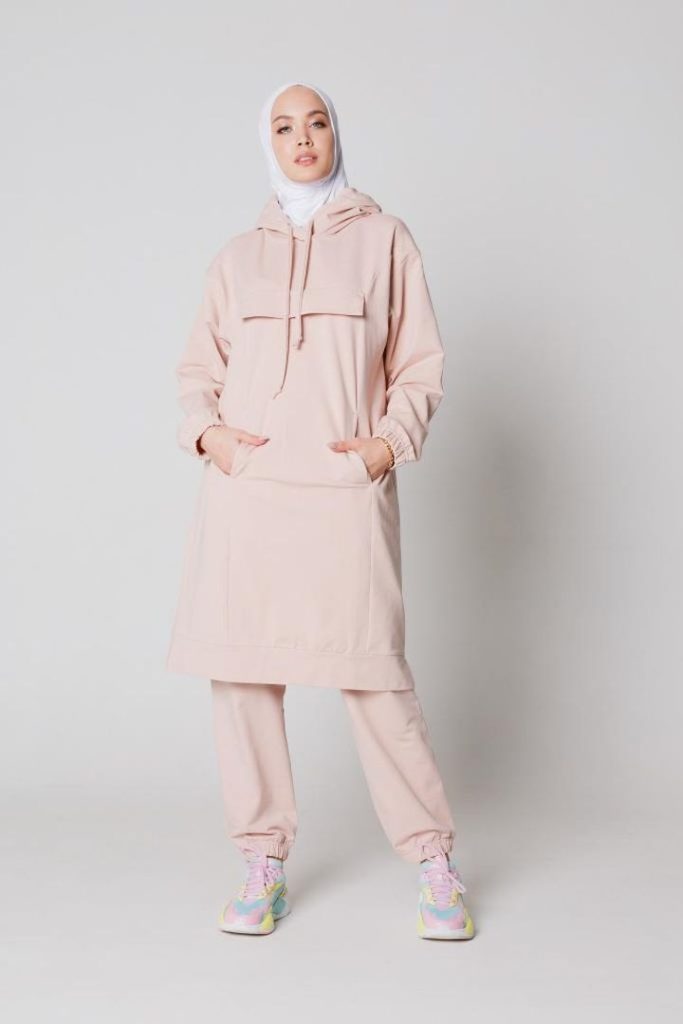 Брюки-джоггеры  «Facil», бледный кизил