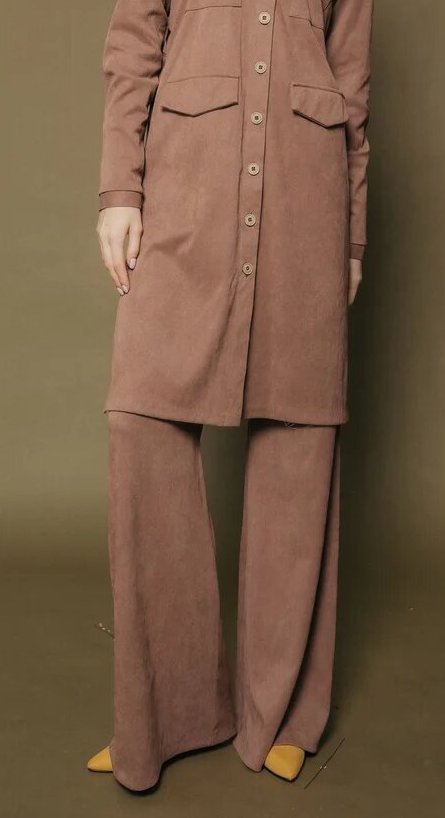 Брюки «Velvet», песочный