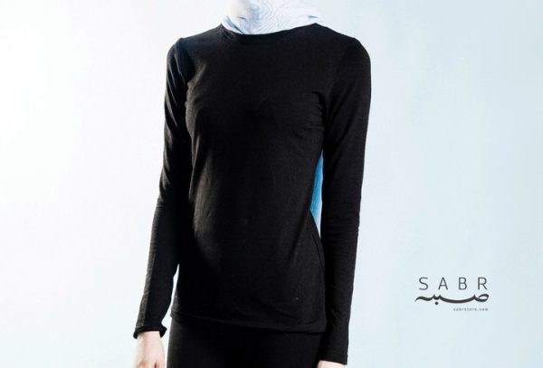 Лонгслив пенье, черный