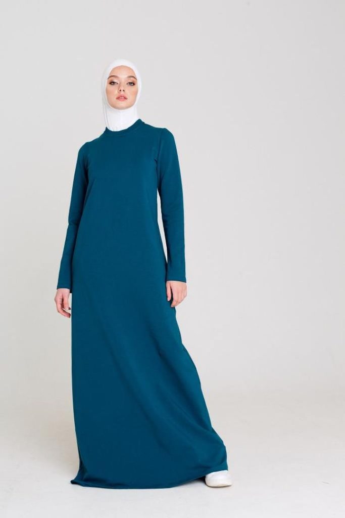 Платье «Ally», морская глубина