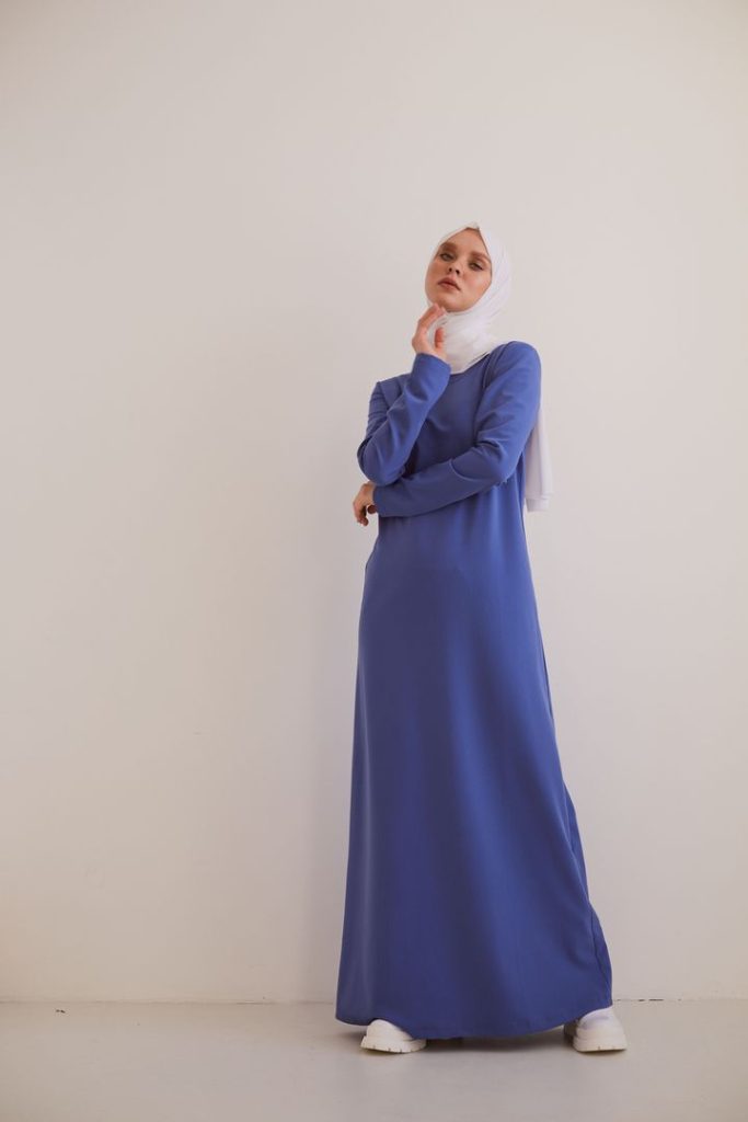 Платье «Ano», синяя буря