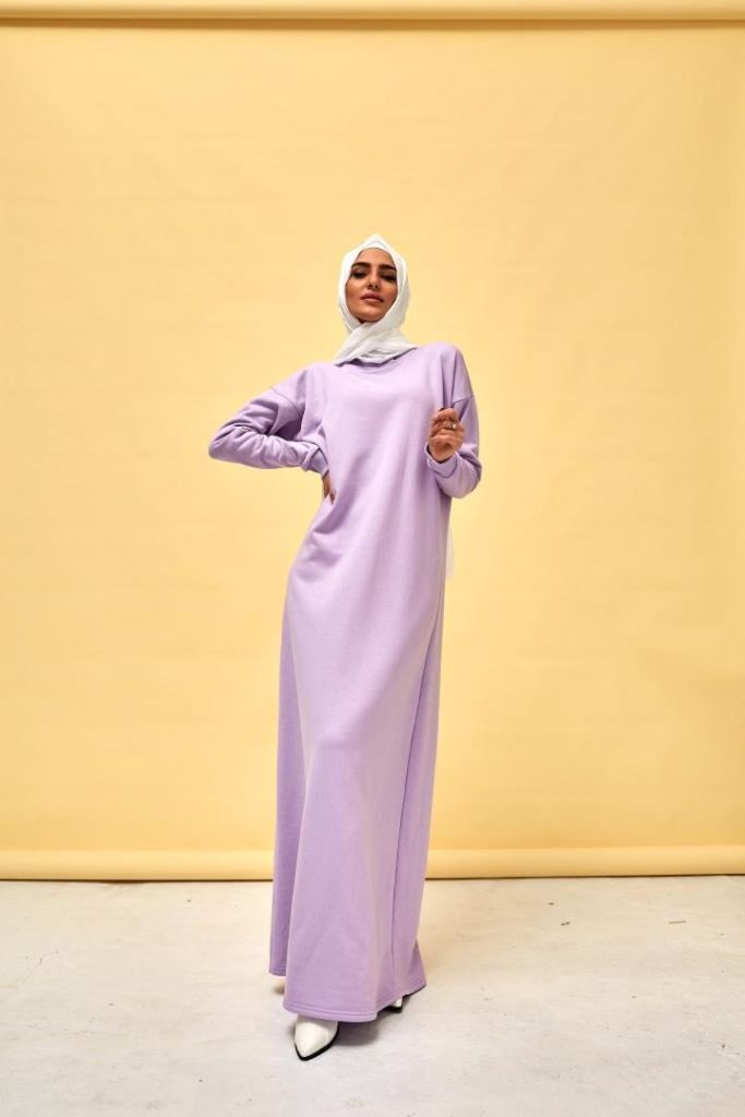 Платье «Mono» б/м, лаванда