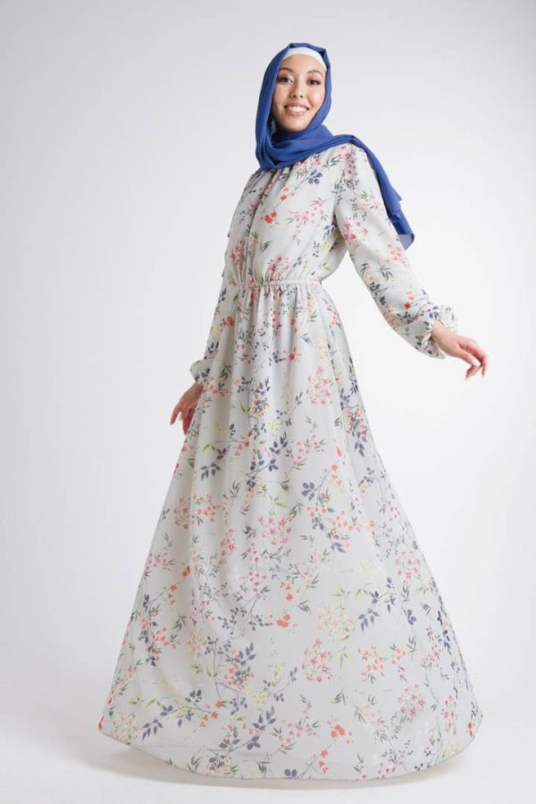 Платье «Eva» цвет голубого цветка