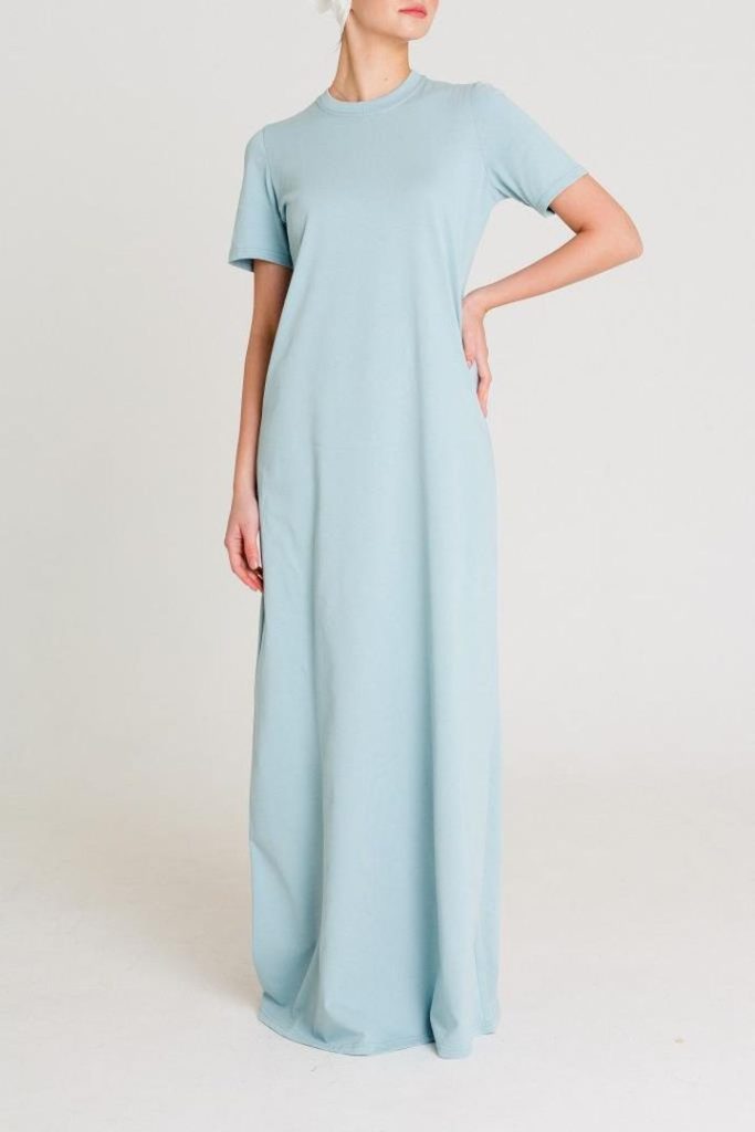 Платье-футболка «Nicol», снежная мята