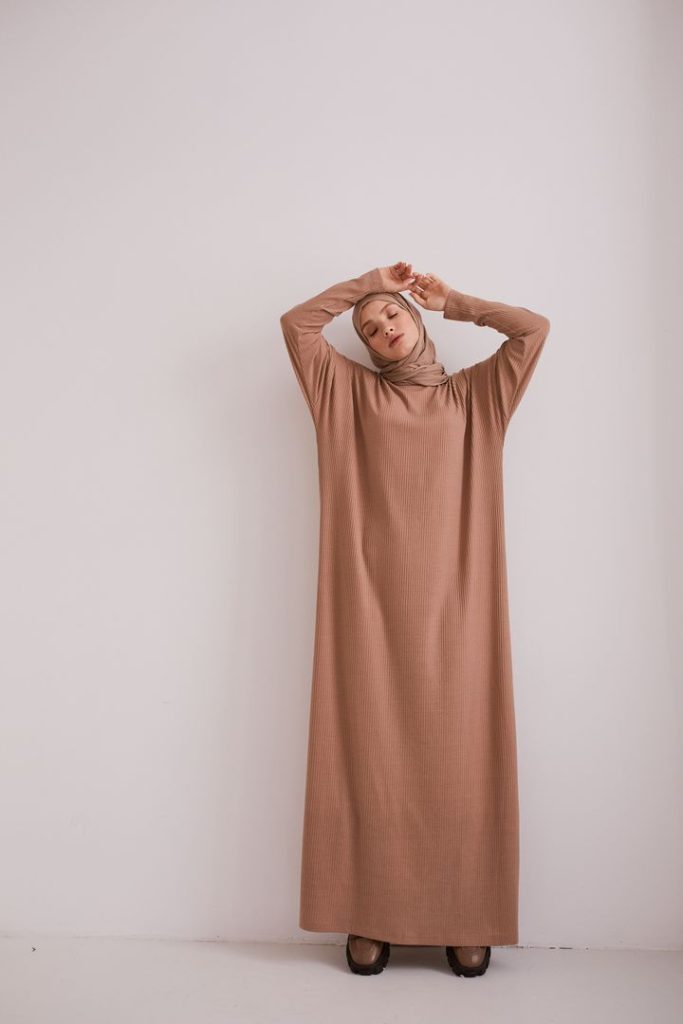 Платье оверсайз «Ver» рост 162, бежевый