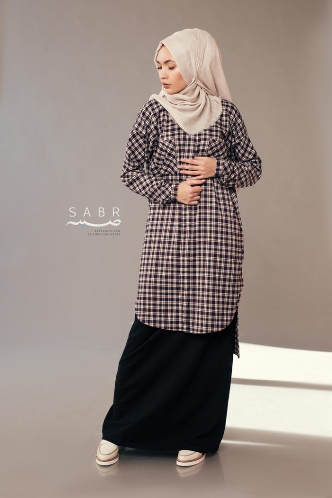 Туника-рубашка «Sandra», клетка