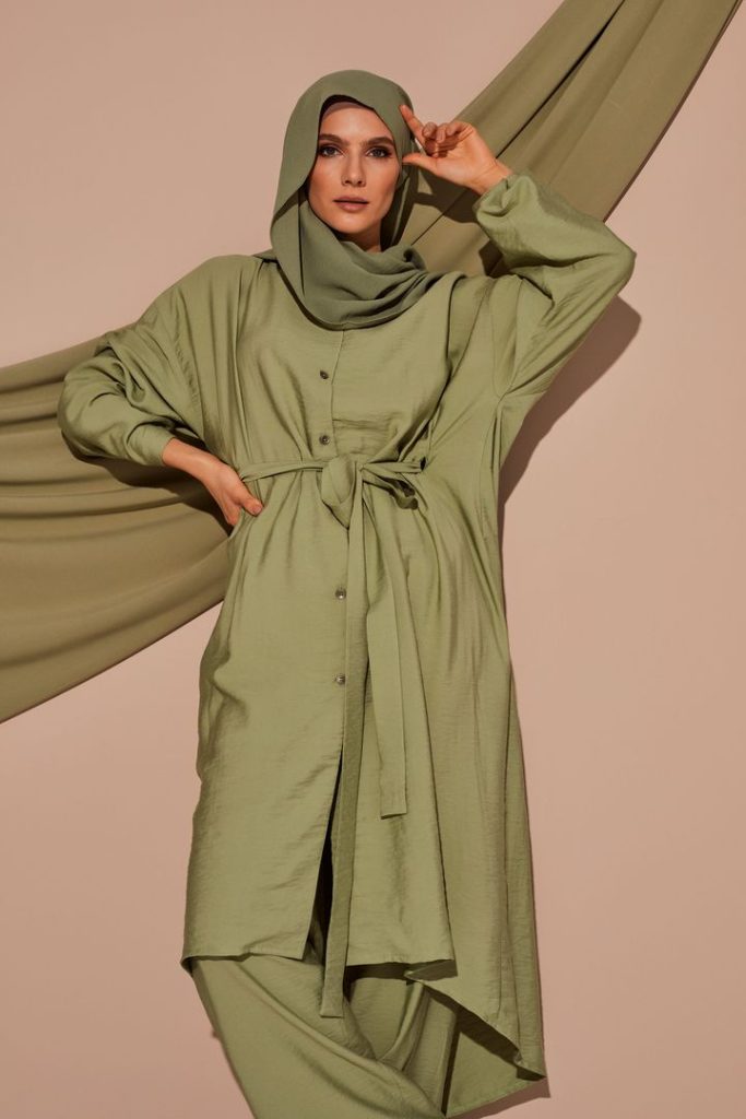 Туника с завязками «Meri», зеленый