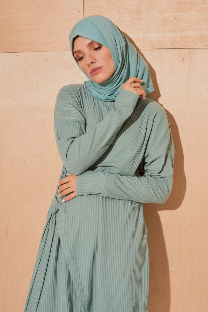 Туника с ассиметричным низом «Ver», мятный