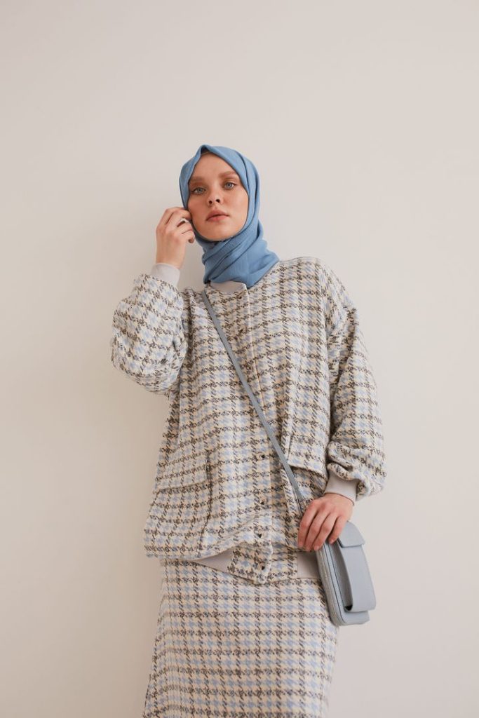 Бомбер «Verde», голубой