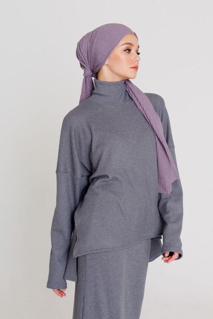 Свитер «Hush-21», темно-серый меланж