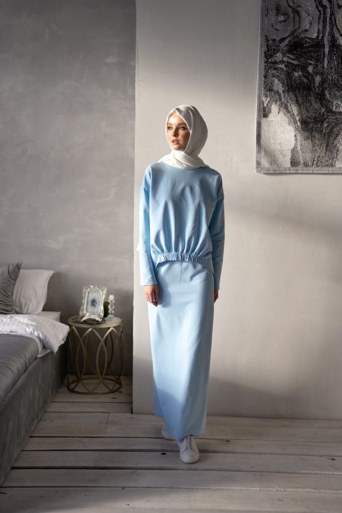 Юбка «Ally», небесный