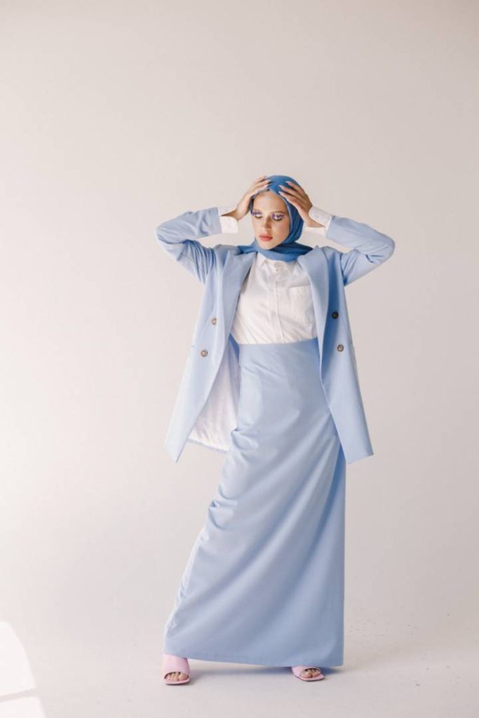 Юбка «Ano», голубая даль