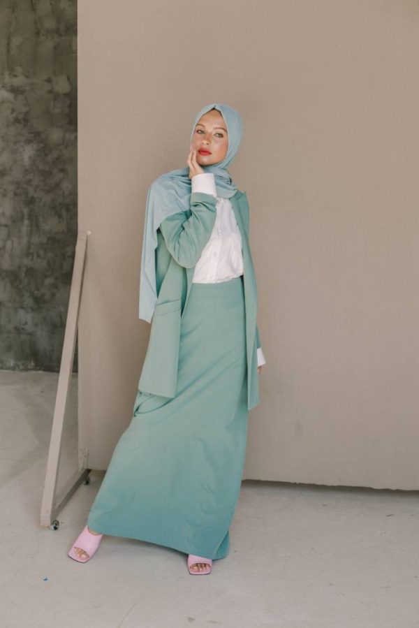 Юбка «Ano», зеленый залив