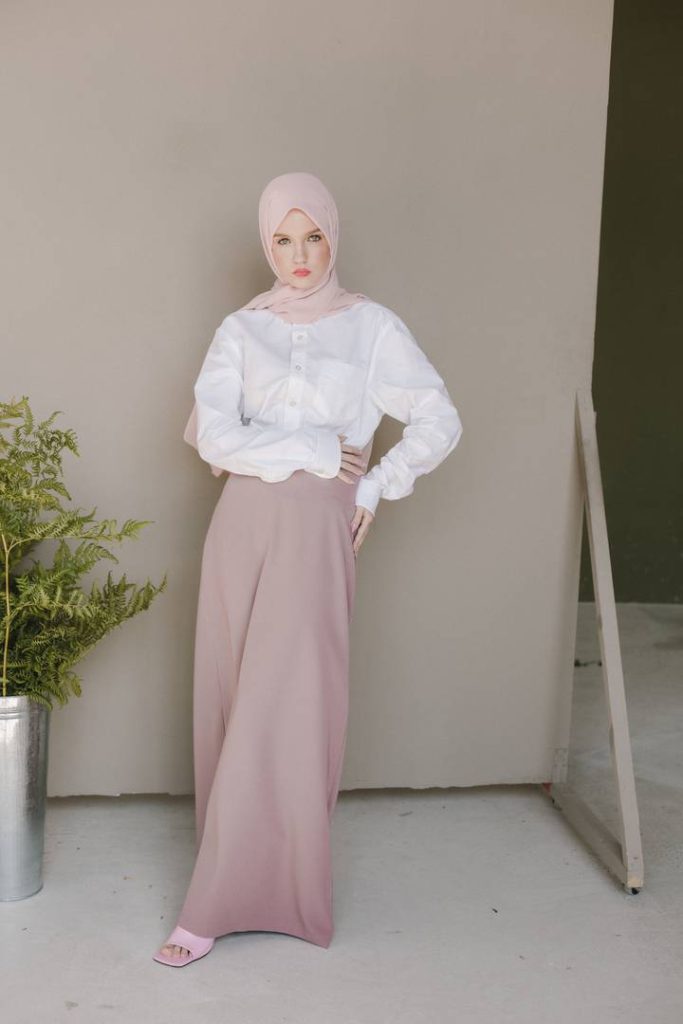 Юбка «Ano», пепел розы