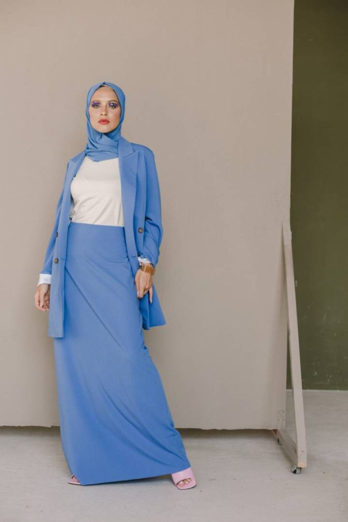 Юбка «Ano», синяя буря