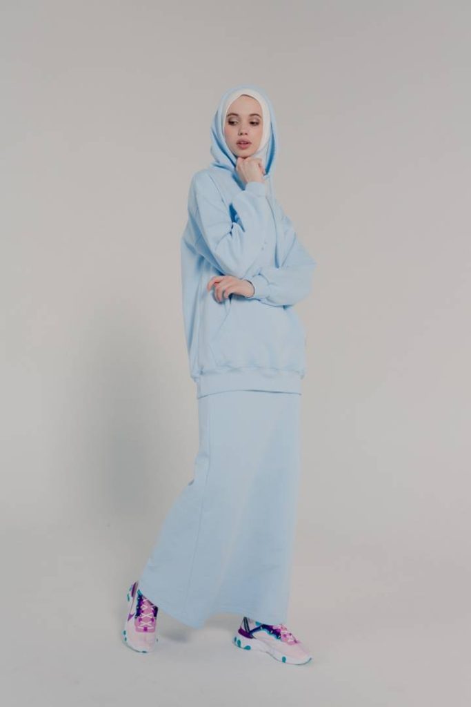 Юбка «Una», небесный