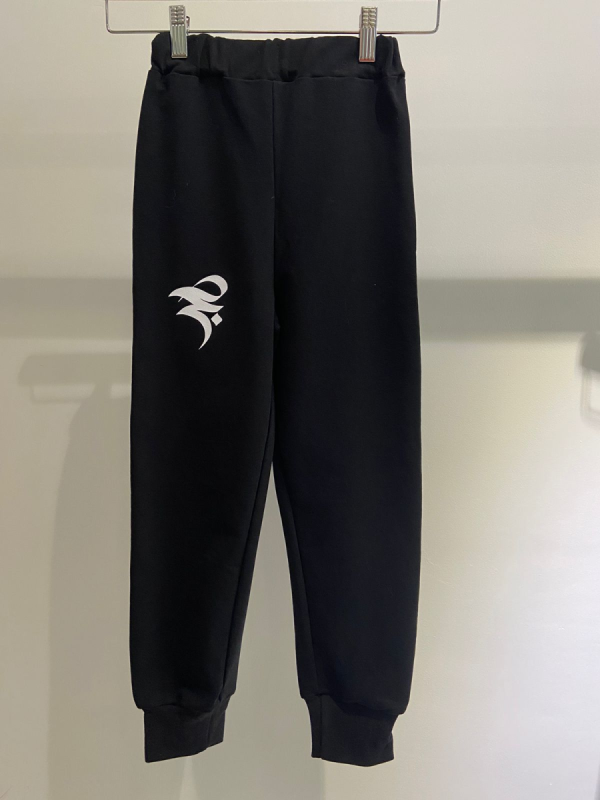 Брюки детские Mint, черный 2нитка