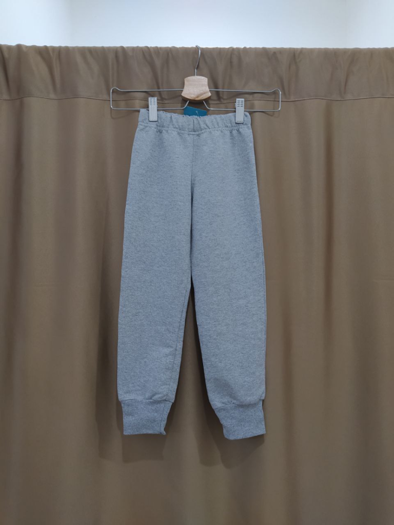 Брюки детские, серый 2 х нитка