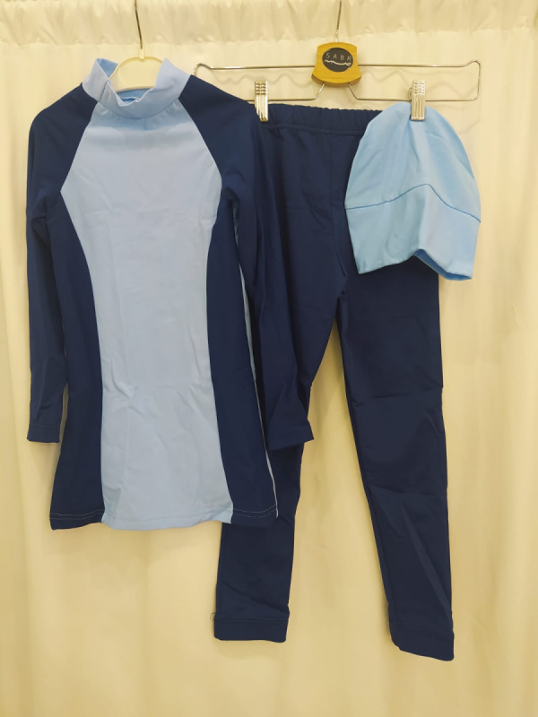 Детский буркини «Fresh3», т.син/гол