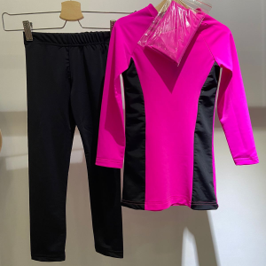 Ostazlar Детский буркини «Swim», роз/чер