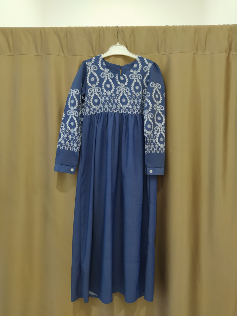 Детское платье, темно-синий №1