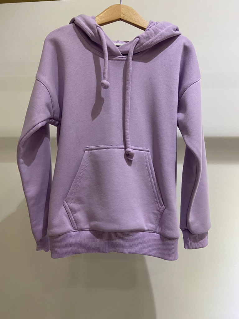 Детский худи «Mint», лаванда 3х нитка