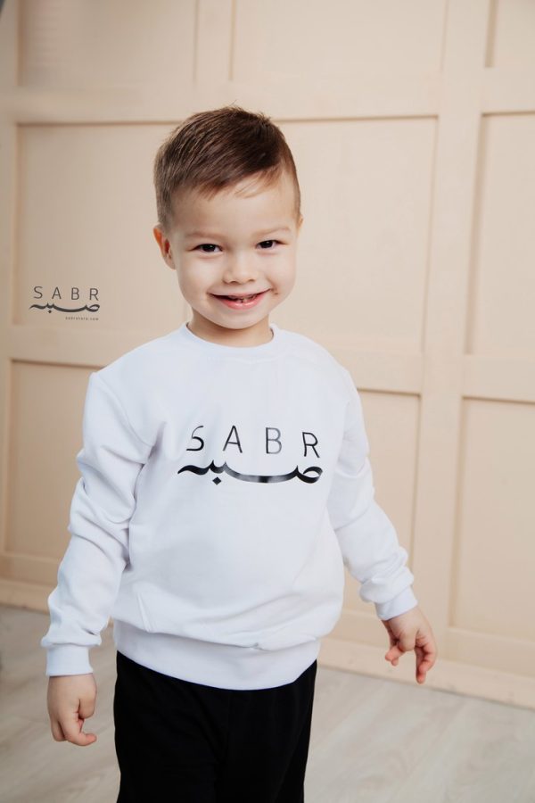 Детский свитшот «Sabr-2» 2, белый