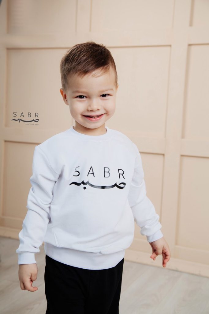 Детский свитшот «Sabr-2» 2, белый