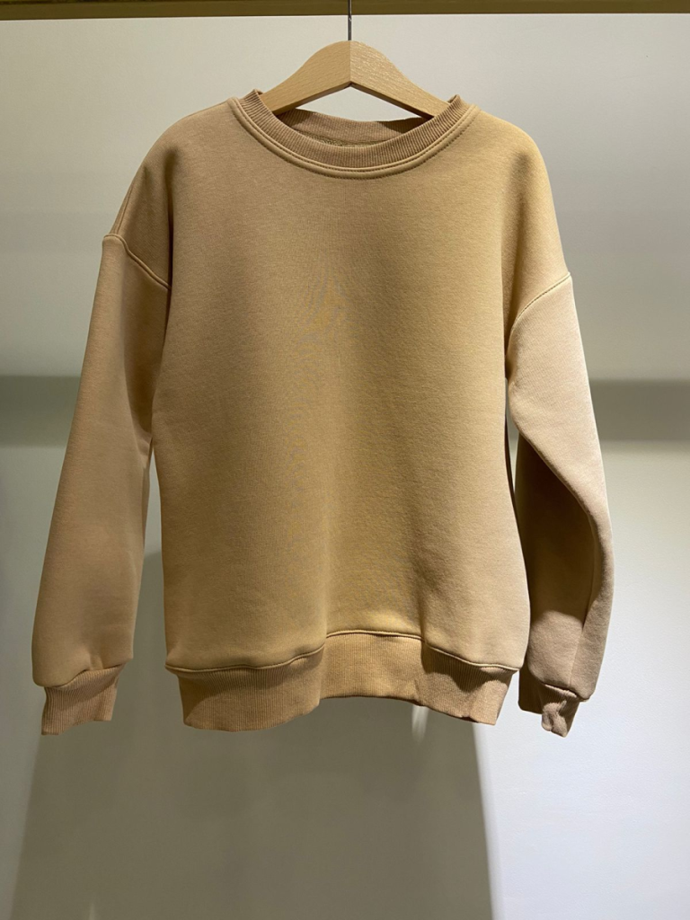 Детский свитшот «Union», бежевый (начес)